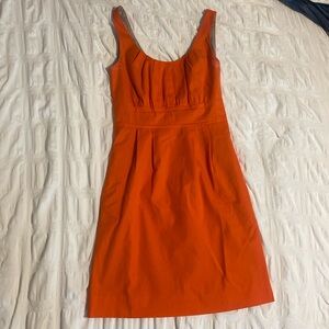J. Crew Orange Dress